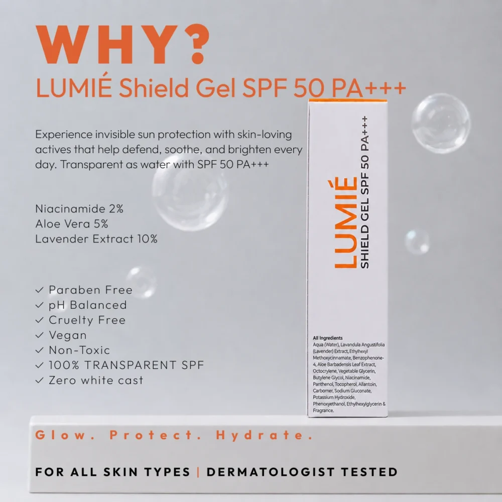 GLOZIAA LUMIÉ Shield Gel SPF 50 PA+++